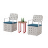 Edge Seating Set For 2 With Woven Sides Chair