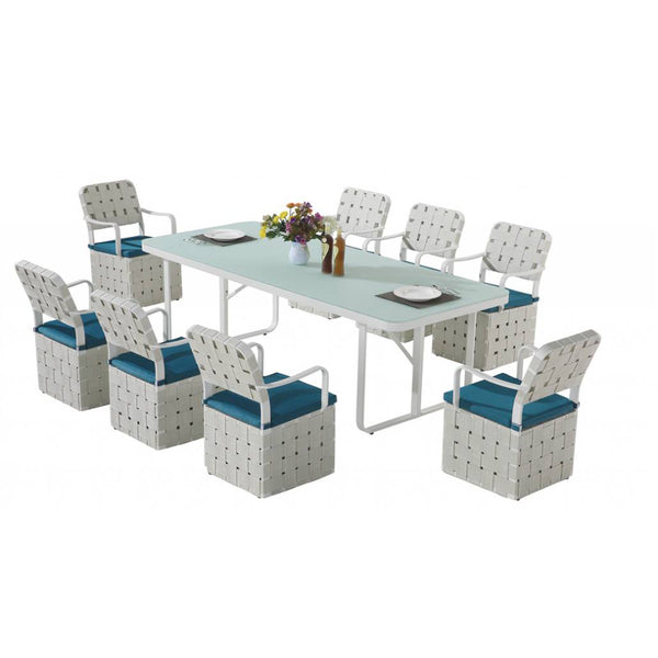 Edge Dining Set For 8