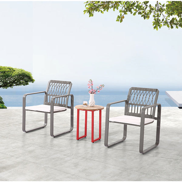 Seattle Chair With Rounded Arms Set For Two