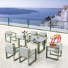 Burano Dining Set For Six With Trolley