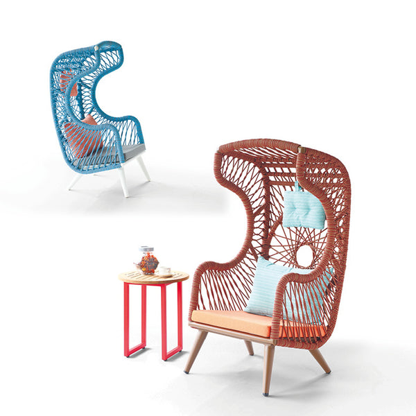 Seattle Highback Chair With Coffee Table